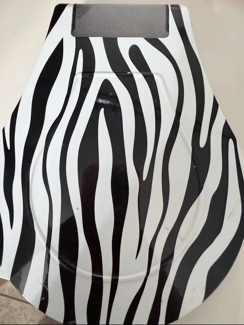 Source Unknown Black and White 5X Magnifying Makeup Mirror